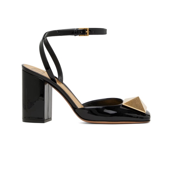 NWOT Valentino Garavani Women's One Stud 90mm Patent-Leather Pumps - Picture 3 of 14